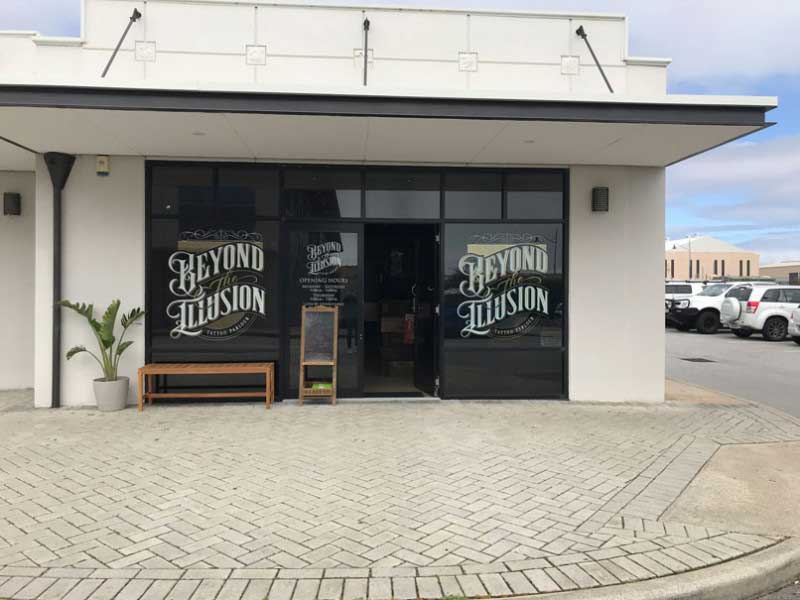 Window signage company in Perth Rockingham signage company Vizual